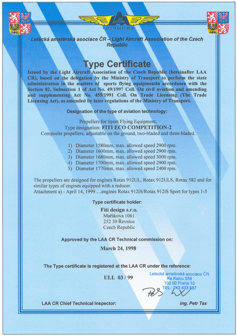 Type Certificates Fiti Design Type Certificates Fiti Design
